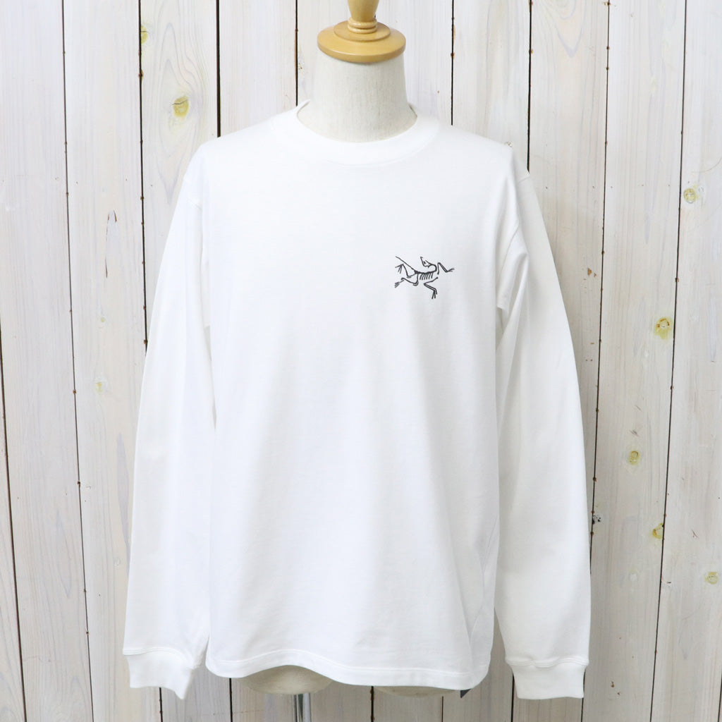 ARC'TERYX : Kragg Cotton LS (White Light/Black)