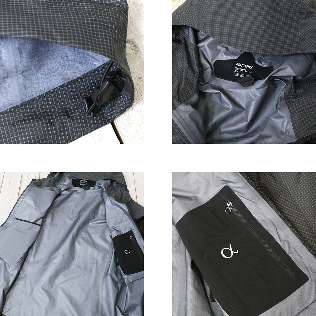 【SALE30%OFF】ARC'TERYX : Alpha Jacket (Graphite/Black)