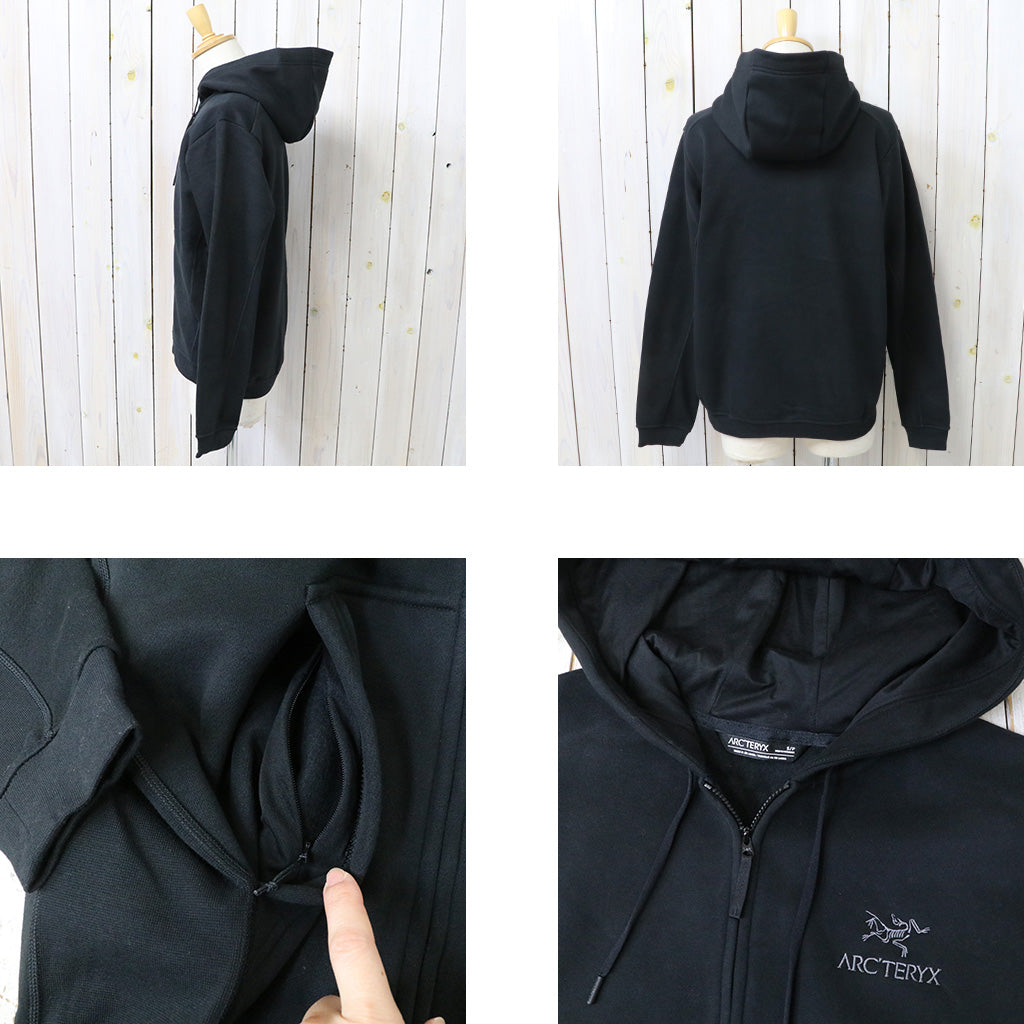 ARC'TERYX : Emblem Fleece Full-Zip Hoody (Black)