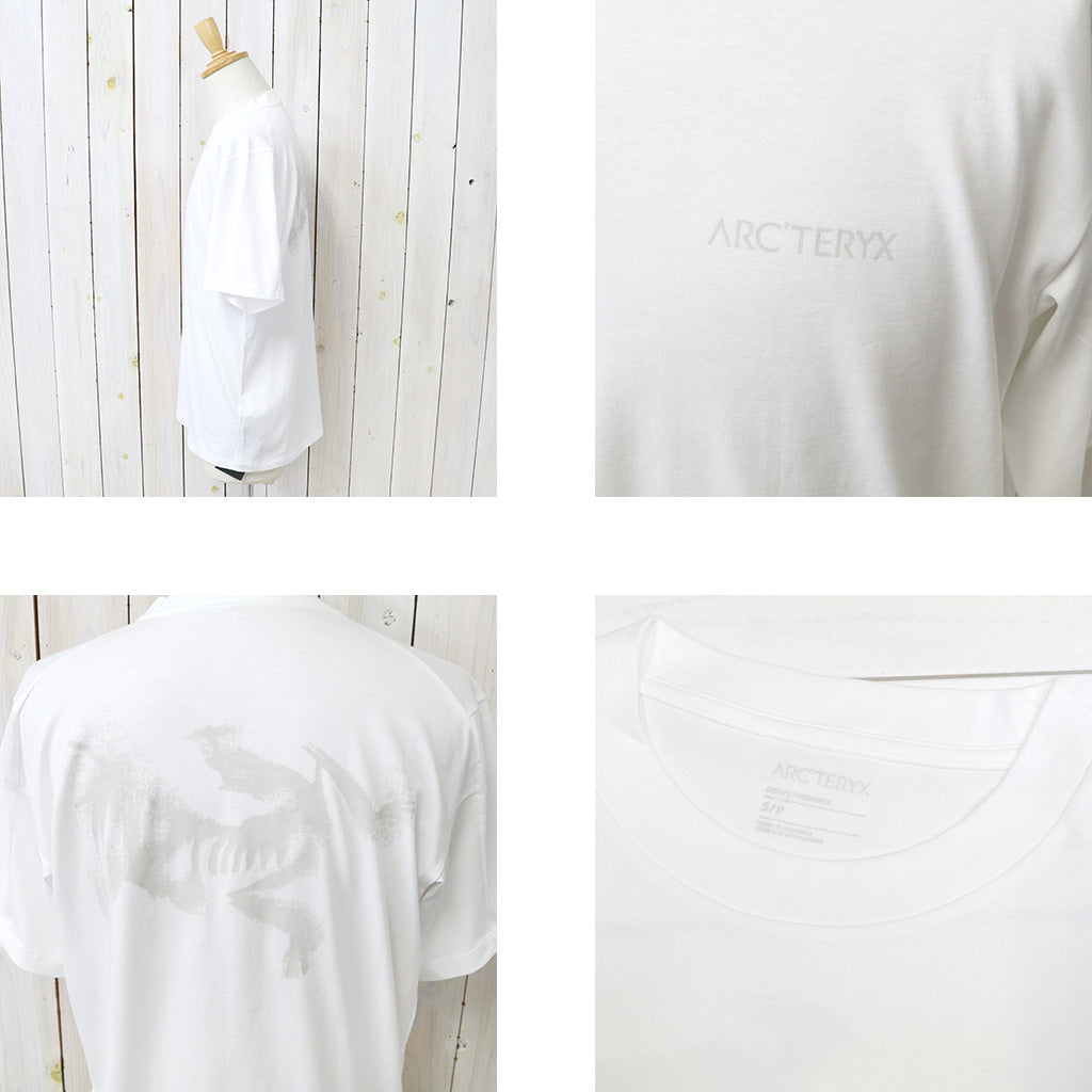 ARC'TERYX : Kragg SL Cotton Blurred Bird SS (White Light/Atmos)