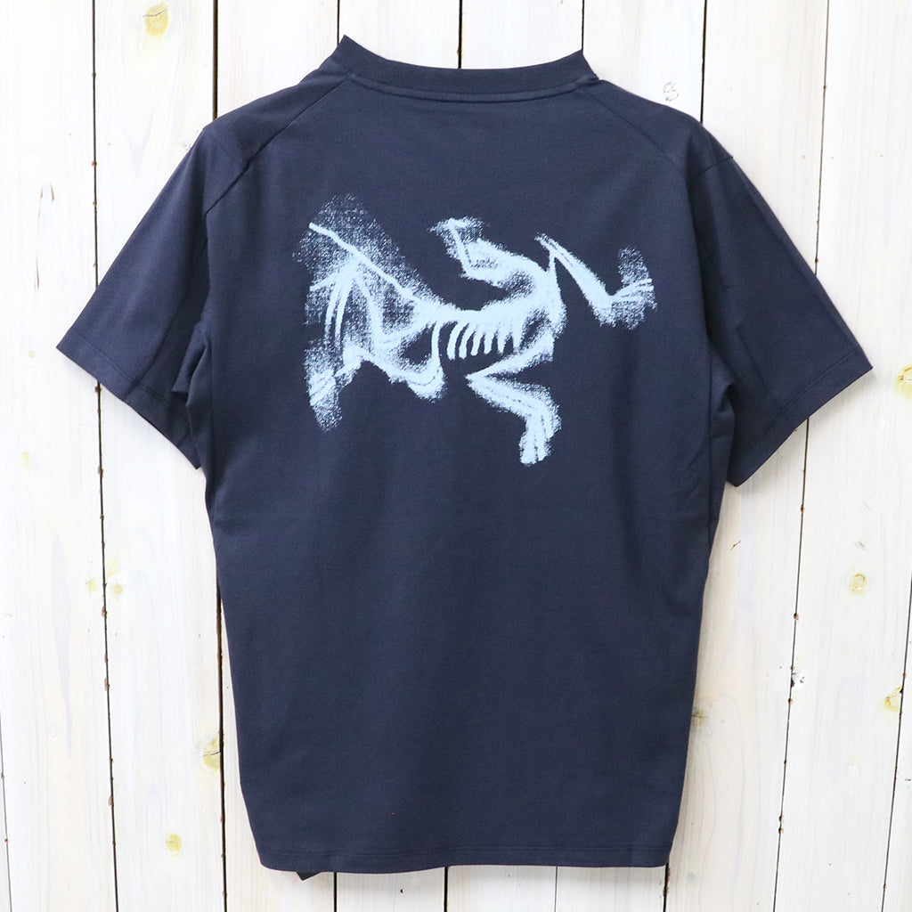 ARC'TERYX : Kragg SL Cotton Blurred Bird SS (Black Sapphire)