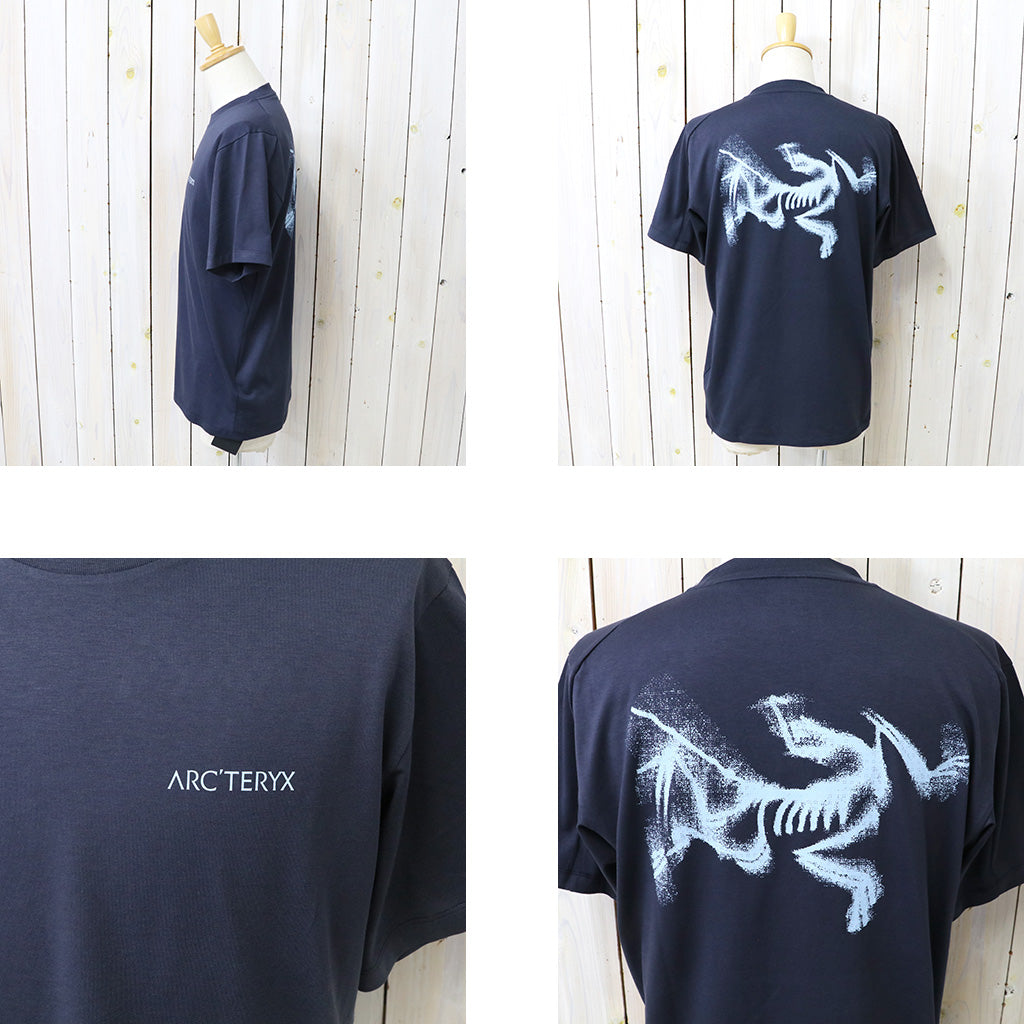 ARC'TERYX : Kragg SL Cotton Blurred Bird SS (Black Sapphire)