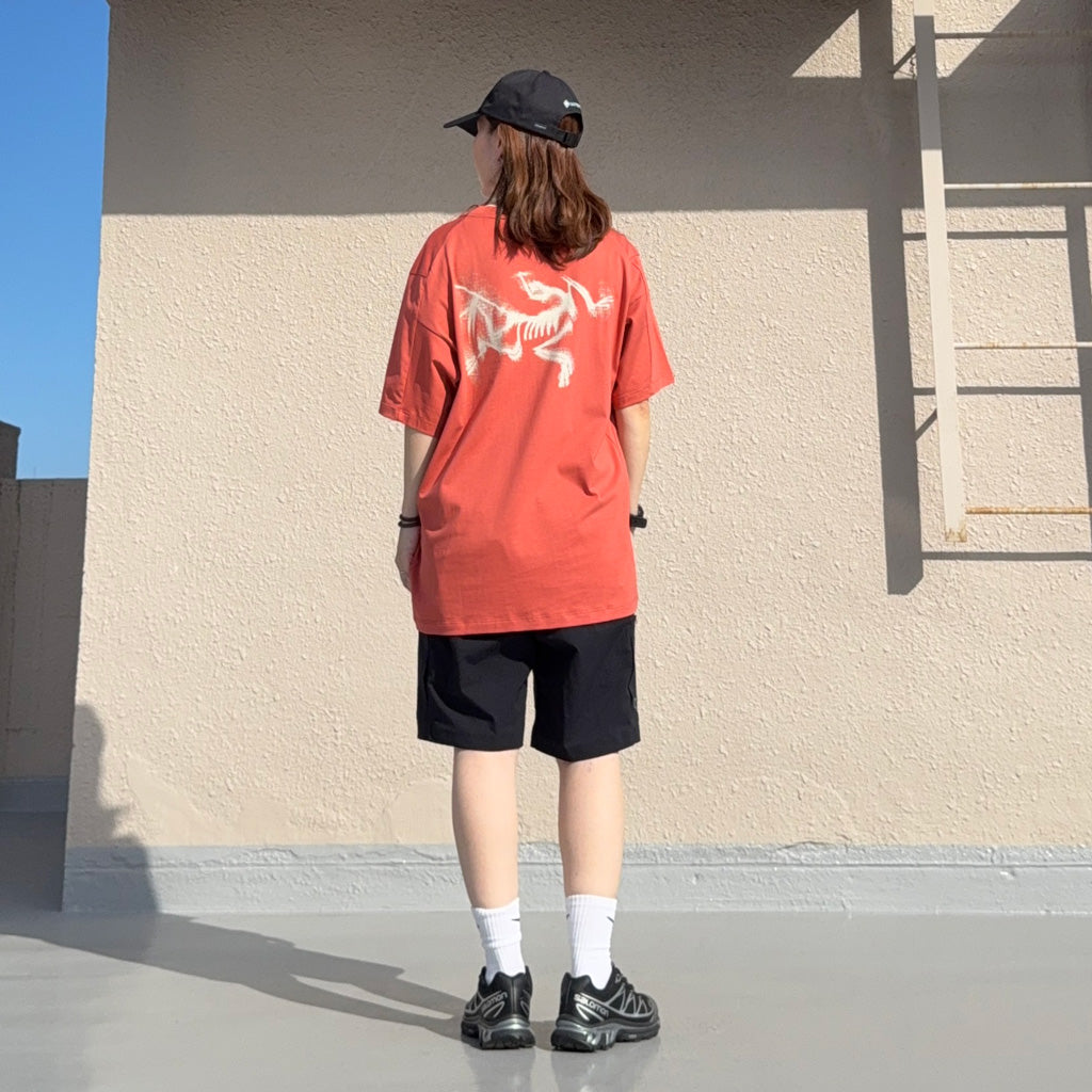 ARC'TERYX : Kragg SL Cotton Blurred Bird SS (Stone Red)