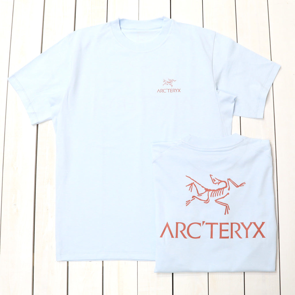 ARC'TERYX : Kragg SL Cotton Bird Word SS (Alpine Blue/Stone Red)