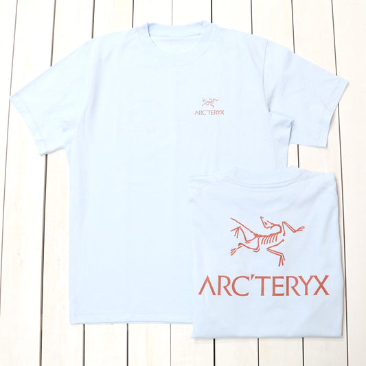 ARC'TERYX : Kragg SL Cotton Bird Word SS (Alpine Blue/Stone Red)