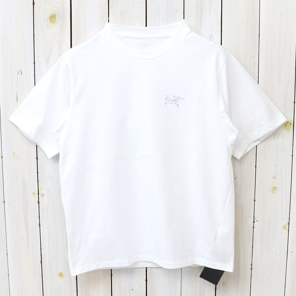 ARC'TERYX : Kragg Cotton Emblem Crew SS (White Light)