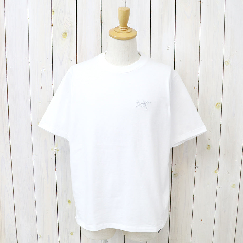 ARC'TERYX : Kragg Cotton Emblem Crew SS (White Light)