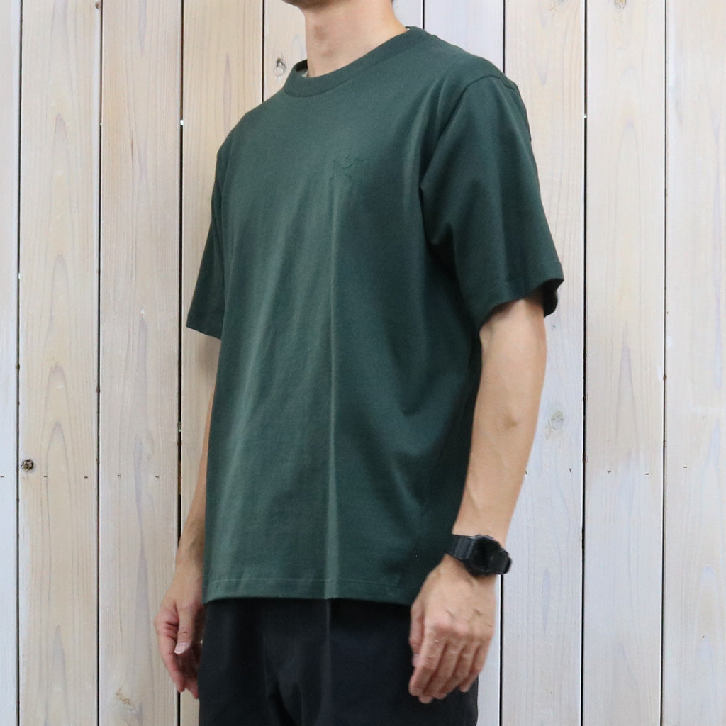 ARC'TERYX : Kragg Cotton Emblem Crew SS (Dark Jade)