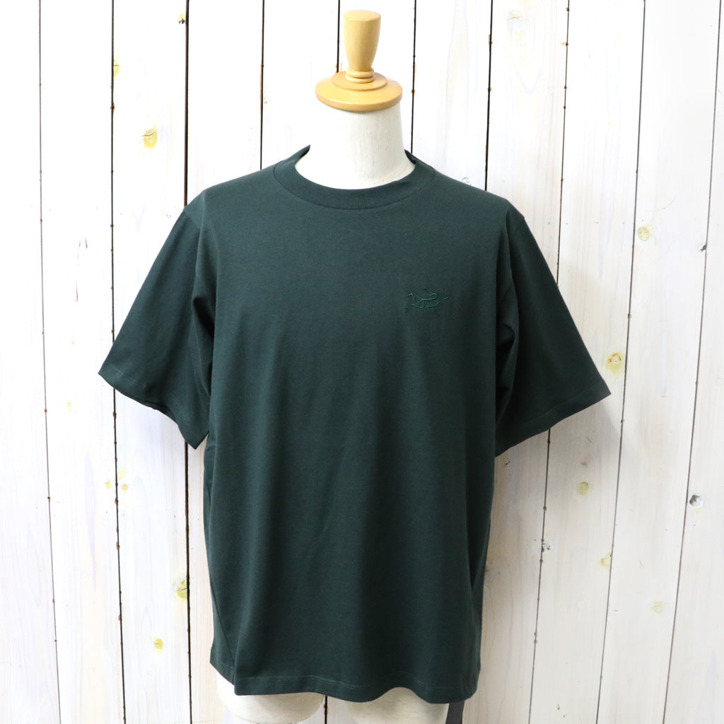 ARC'TERYX : Kragg Cotton Emblem Crew SS (Dark Jade)
