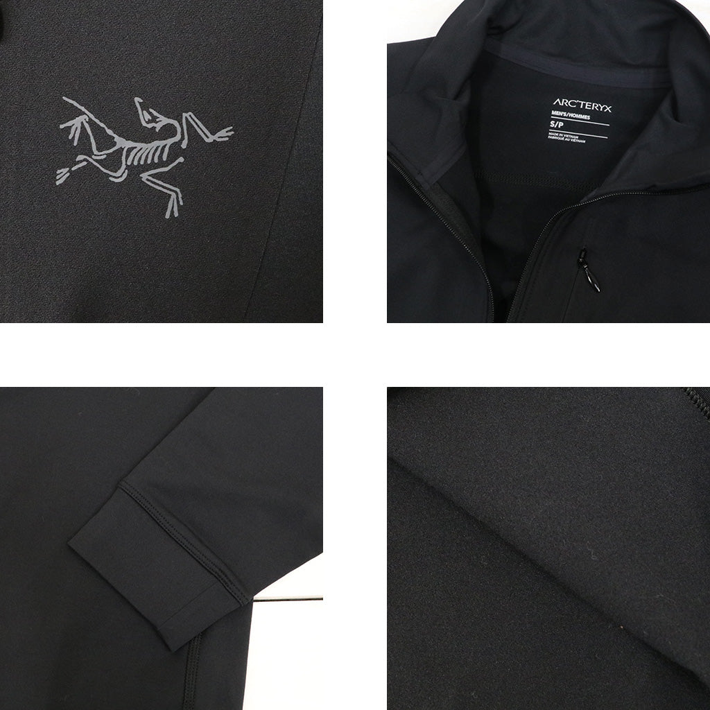 ARC'TERYX : Rho LT Zip Neck (Black)