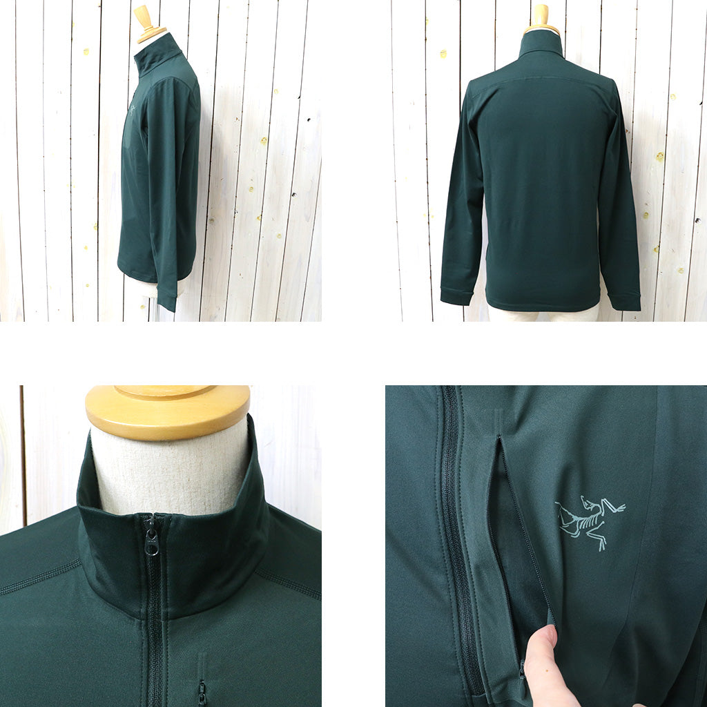 ARC'TERYX : Rho LT Zip Neck (Dark Jade)