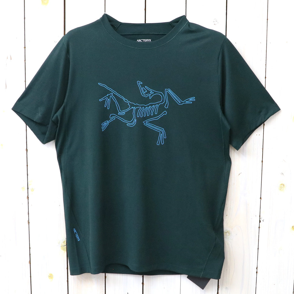 ARC'TERYX : Cormac Logo SS (Dark Jade / Aqua)