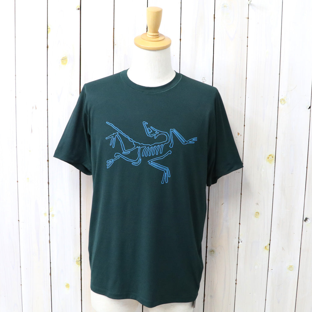 ARC'TERYX : Cormac Logo SS (Dark Jade / Aqua)