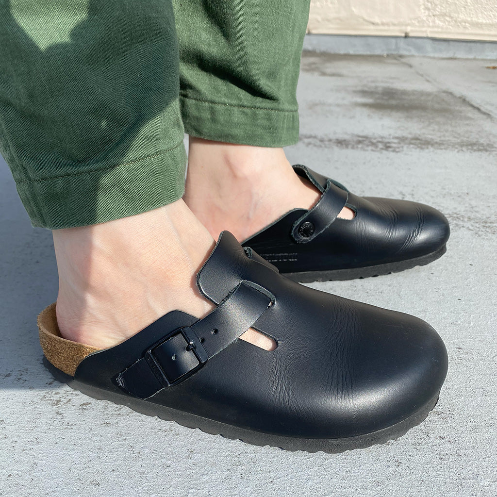 BIRKENSTOCK : BOSTON-regular (Black) (60191)
