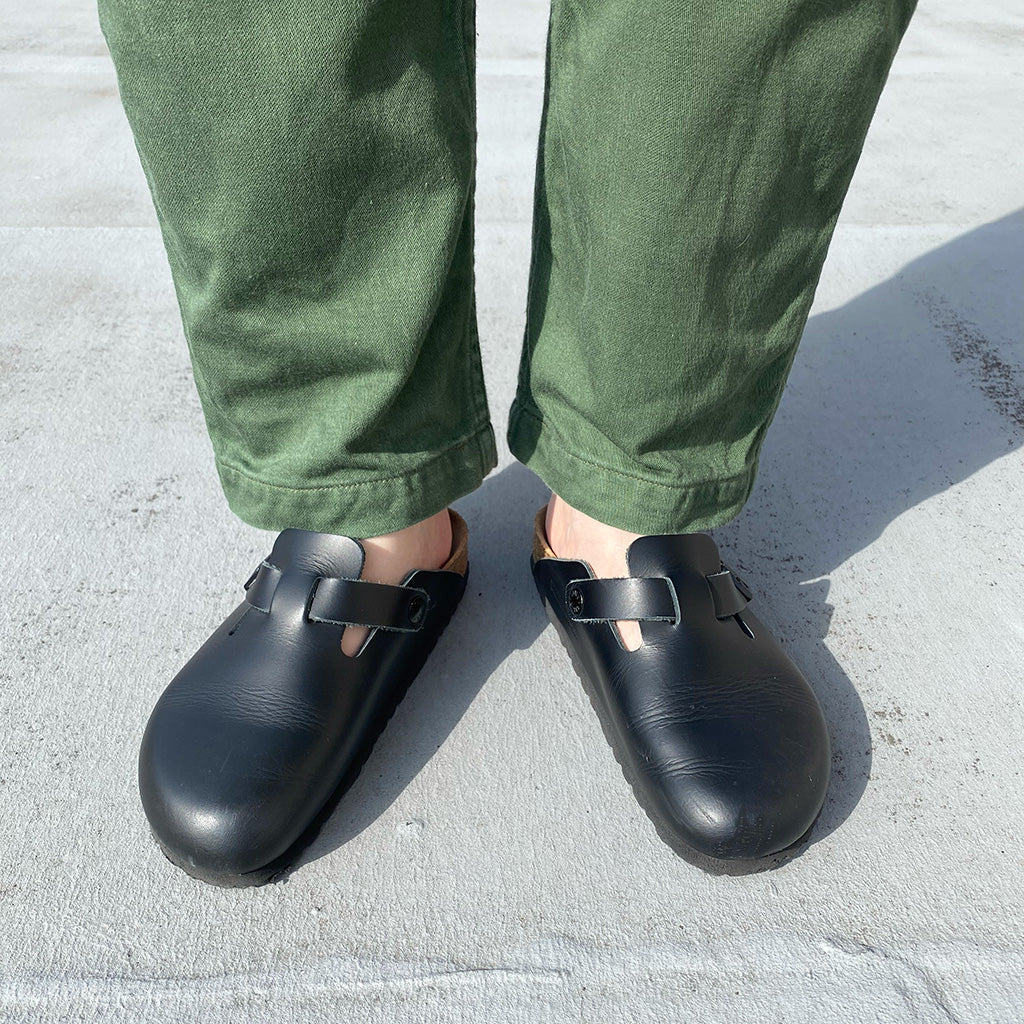 BIRKENSTOCK : BOSTON-regular (Black) (60191)