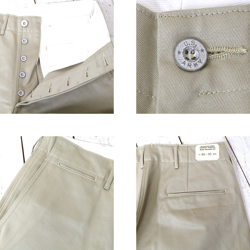 BUZZ RICKSON’S : EARLY MILITARY CHINOS 1942MODEL (KHAKI) (M43036)