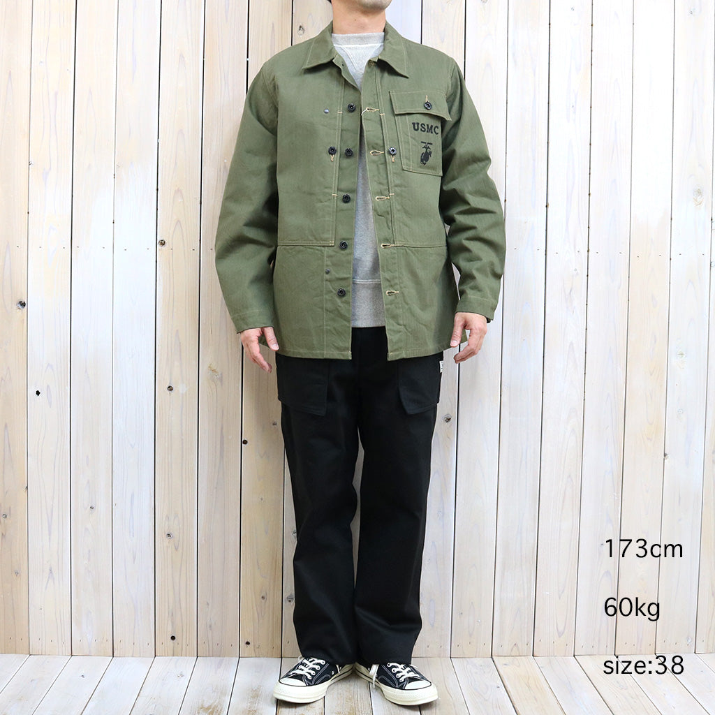 BUZZ RICKSON'S : U.S.MARINE CORPS M-1944 HERRINGBONE UTILITY