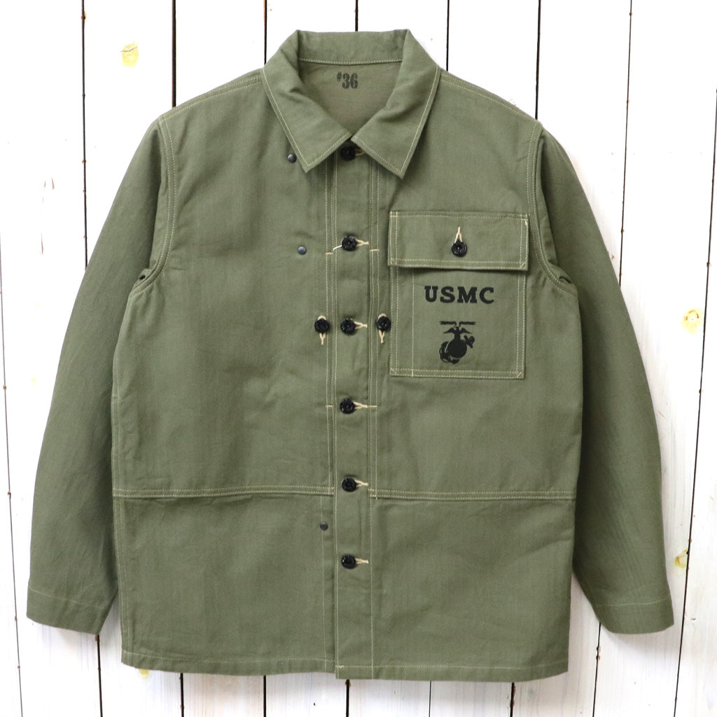 BUZZ RICKSON’S : U.S.MARINE CORPS M-1944 HERRINGBONE UTILITY JACKET