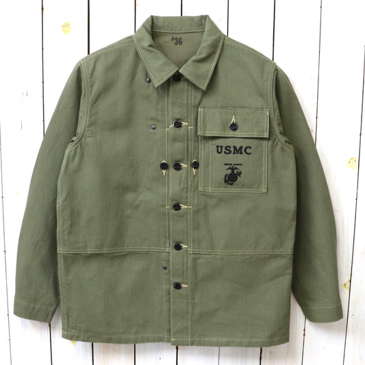 BUZZ RICKSON’S : U.S.MARINE CORPS M-1944 HERRINGBONE UTILITY JACKET