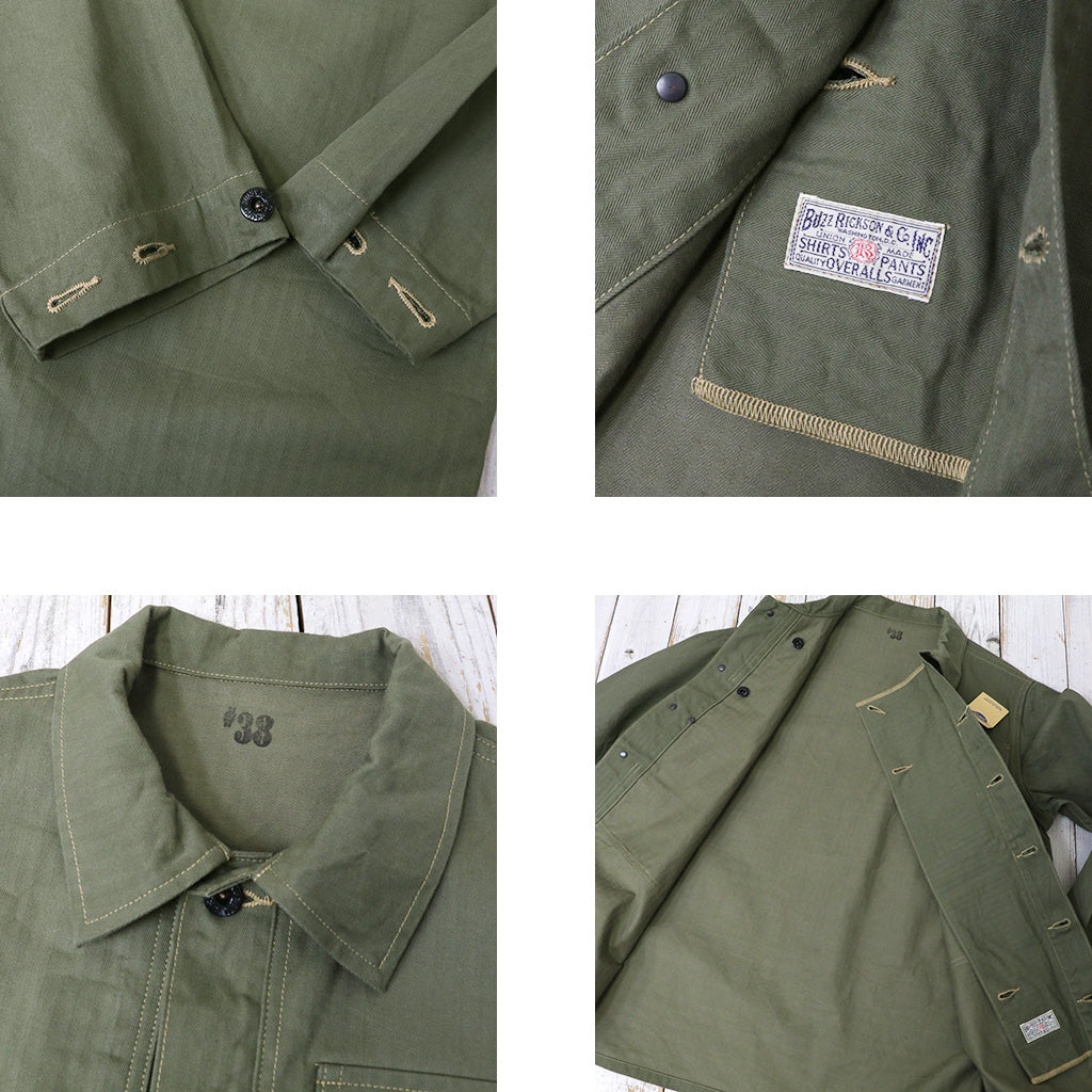 BUZZ RICKSON’S『U.S.MARINE CORPS M-1944 HERRINGBONE UTILITY JACKET』