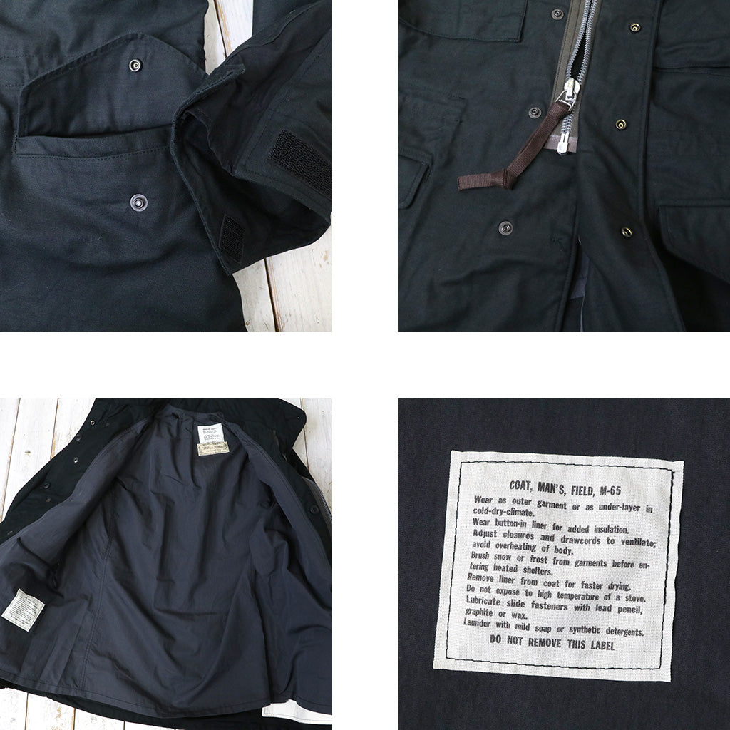 BUZZ RICKSON’S WILLOAM GIBSON COLLECTION : BLACK COAT,MAN’S FIELD,M-65