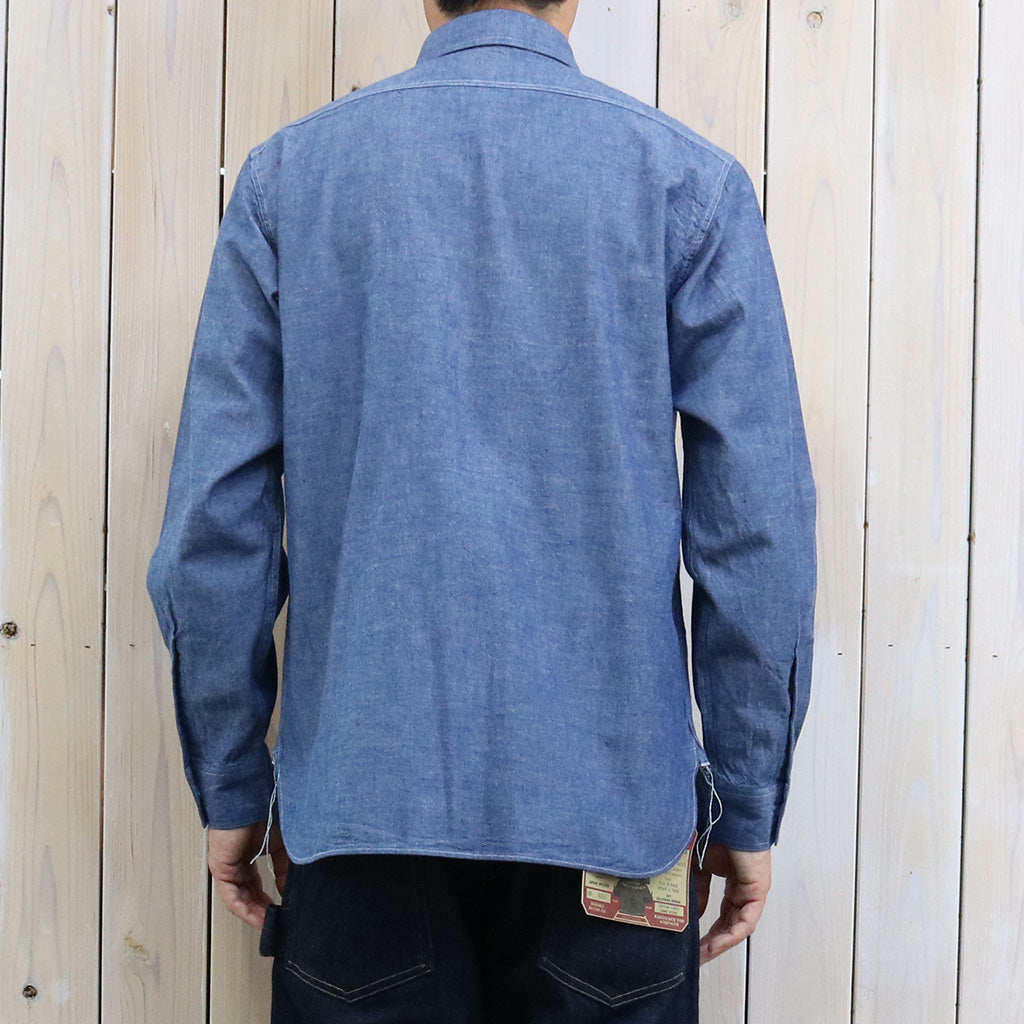 BUZZ RICKSON’S : BLUE CHAMBRAY WORK SHIRT (BLUE)