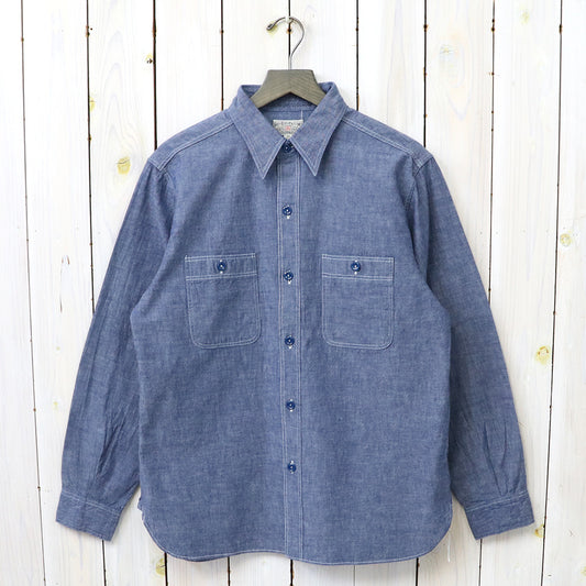 BUZZ RICKSON’S : BLUE CHAMBRAY WORK SHIRT (BLUE)