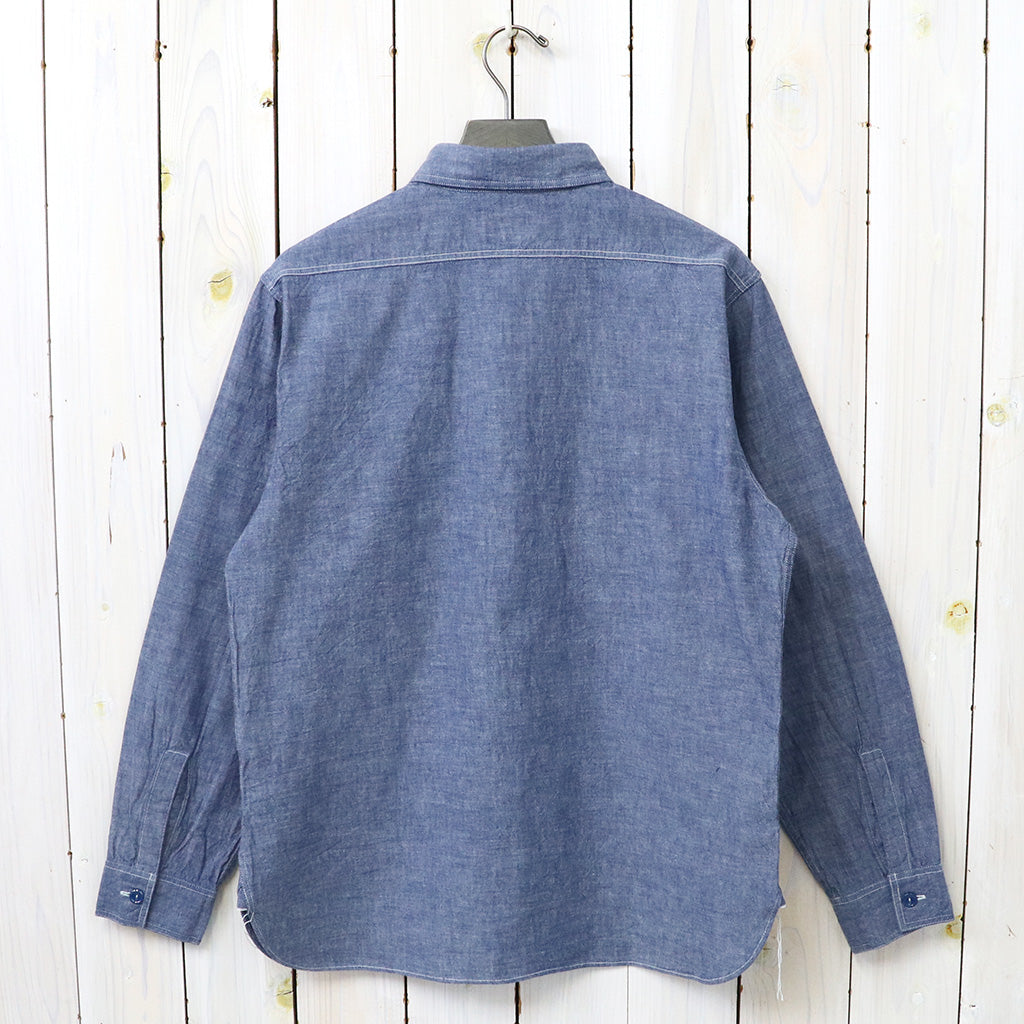 BUZZ RICKSON’S : BLUE CHAMBRAY WORK SHIRT (BLUE)