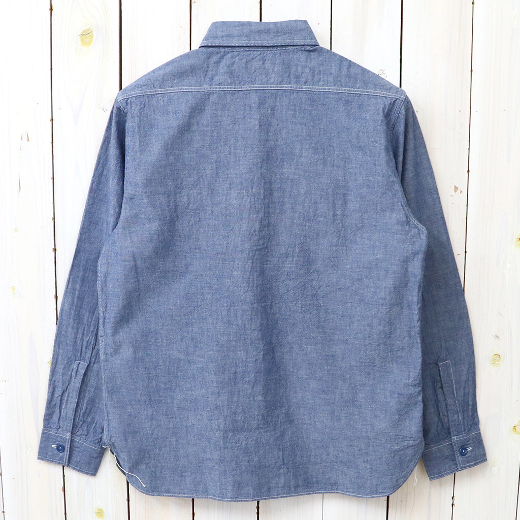 BUZZ RICKSON’S : BLUE CHAMBRAY WORK SHIRT (BLUE)