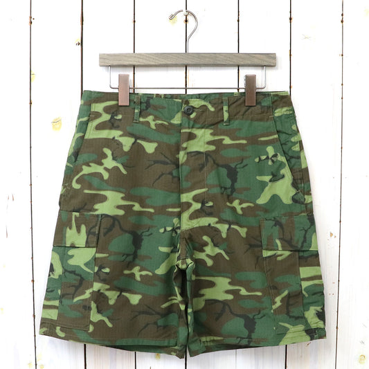 BUZZ RICKSON’S : TROUSERS,MEN’S,CAMOUFLAGE COTTON,WIND RESISTANT POPLIN,CLASS 2 SHORTS