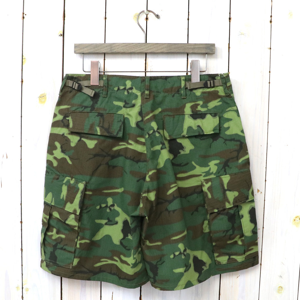 BUZZ RICKSON’S : TROUSERS,MEN’S,CAMOUFLAGE COTTON,WIND RESISTANT POPLIN,CLASS 2 SHORTS
