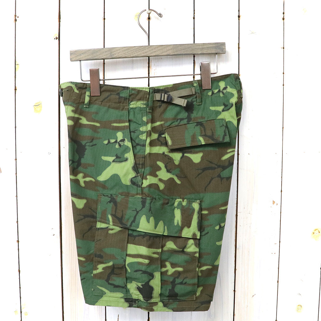 BUZZ RICKSON’S : TROUSERS,MEN’S,CAMOUFLAGE COTTON,WIND RESISTANT POPLIN,CLASS 2 SHORTS