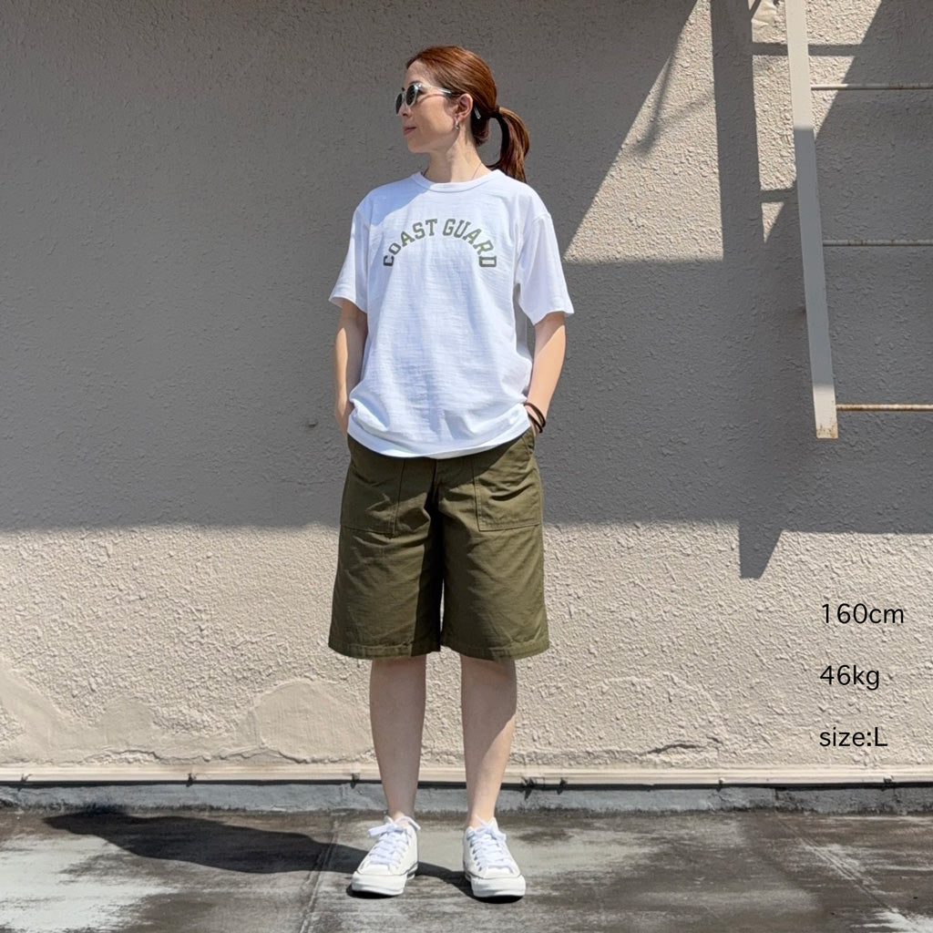 BUZZ RICKSON’S : SLUB YARN T-SHIRT COAST GUARD