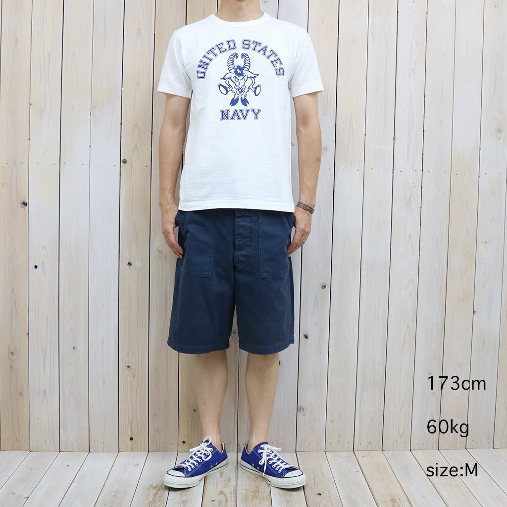 BUZZ RICKSON’S : SLUB YARN T-SHIRT UNITED STATES NAVY