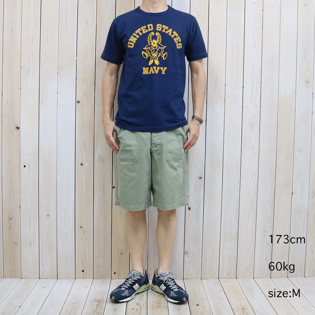 BUZZ RICKSON’S : SLUB YARN T-SHIRT UNITED STATES NAVY