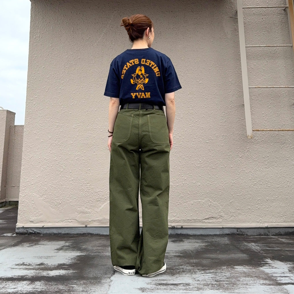 BUZZ RICKSON’S : SLUB YARN T-SHIRT UNITED STATES NAVY