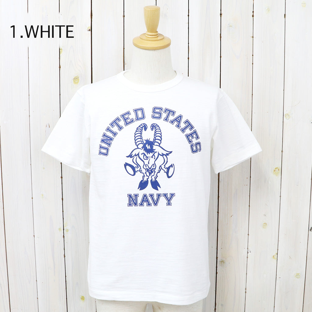 BUZZ RICKSON’S : SLUB YARN T-SHIRT UNITED STATES NAVY