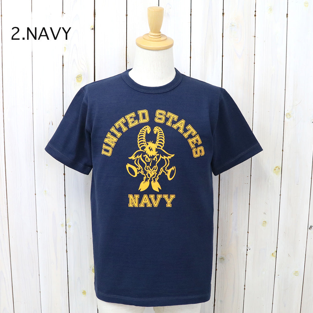 BUZZ RICKSON’S : SLUB YARN T-SHIRT UNITED STATES NAVY