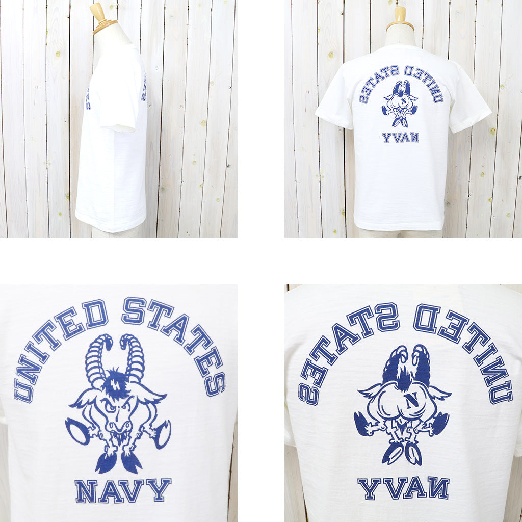 BUZZ RICKSON’S : SLUB YARN T-SHIRT UNITED STATES NAVY