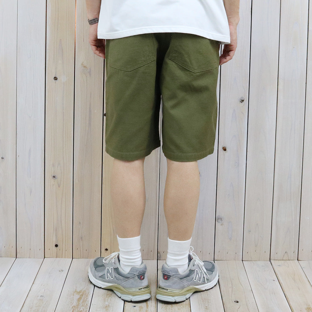 BUZZ RICKSON’S : TROUSERS MEN'S COTTON SATEEN OLIVE GREEN QM SHADE 107,TYPE I,CLASS SHORTS