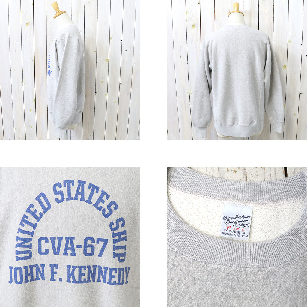 BUZZ RICKSON’S : HORIZONTAL KNITTING SWEAT SHIRT CVA-67 J.F.KENNEDY