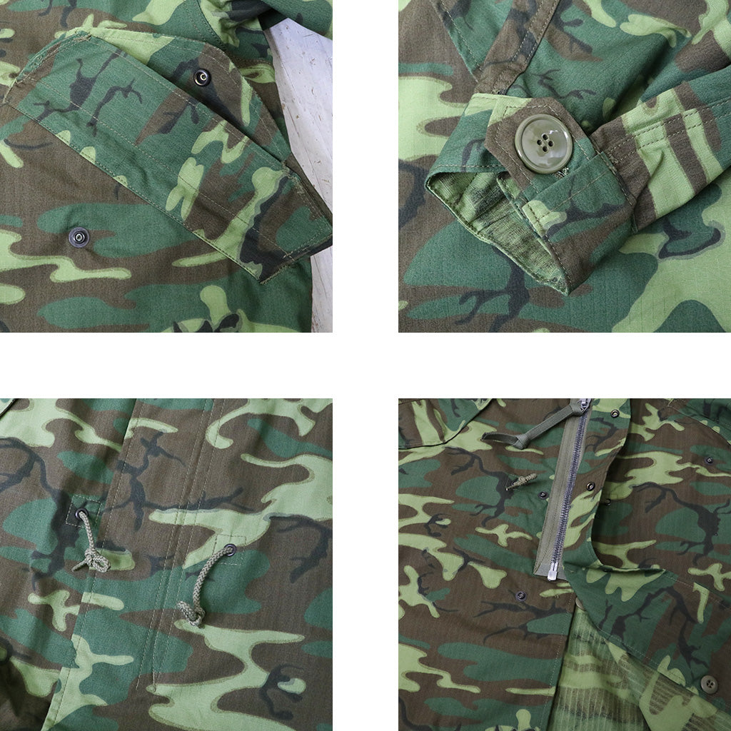 BUZZ RICKSON’S : HOOD,EXTREME COLD WEATHER M-65 ERDL CAMOUFLAGE WATER REPELLENT CIVILIAN MODEL