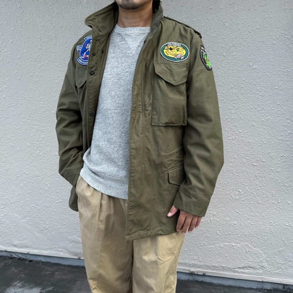 BUZZ RICKSON’S : COAT,MAN’S FIELD M-65 “BUZZ RICKSON MFG.CO.,INC.” 13th BOMB.SQ.”Grim Reapers”