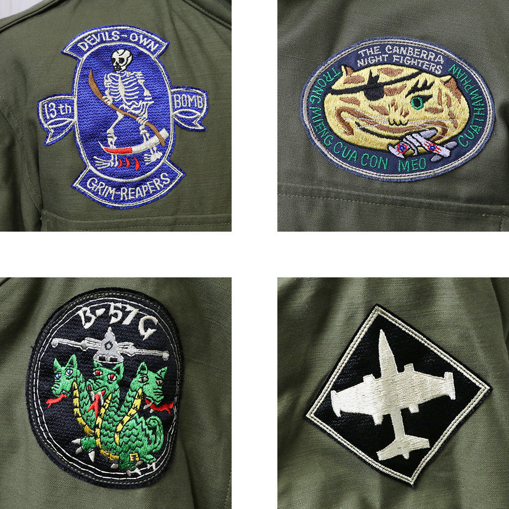 BUZZ RICKSON’S : COAT,MAN’S FIELD M-65 “BUZZ RICKSON MFG.CO.,INC.” 13th BOMB.SQ.”Grim Reapers”