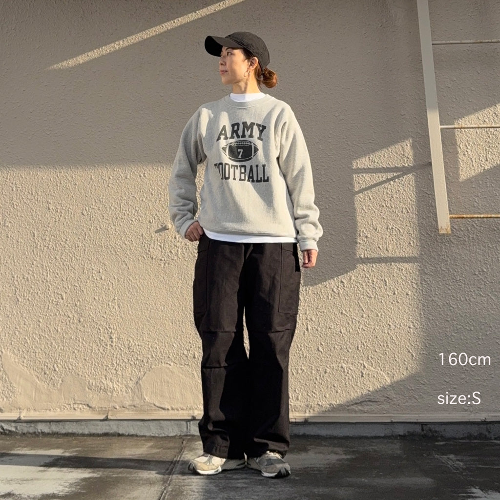 BUZZ RICKSON’S : HORIZONTAL KNITTING SWEAT SHIRT ARMY FOOTBALL