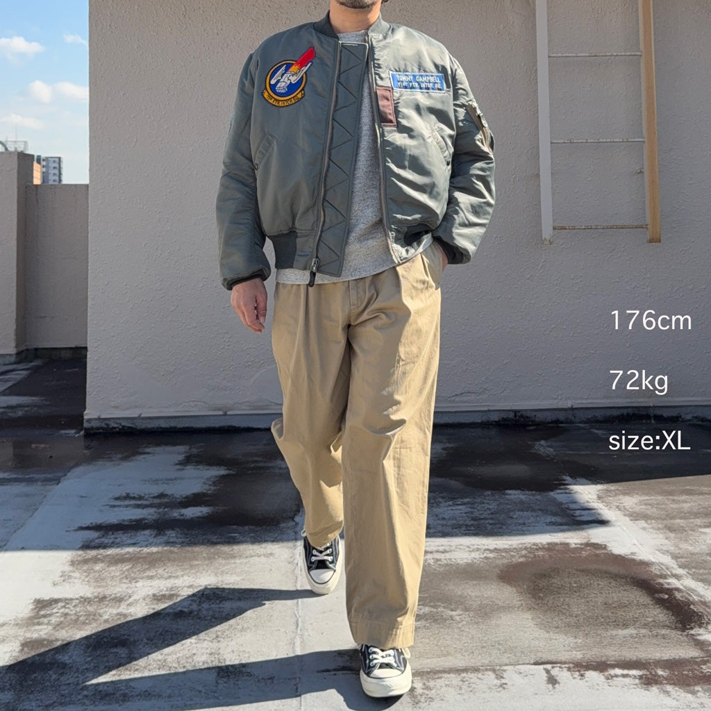 BUZZ RICKSON’S : MA-1 1st MODEL ALBERT TURNER &Co.,INC. 71st FTR.INTCP.SQ.