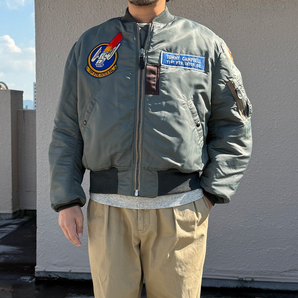 BUZZ RICKSON’S : MA-1 1st MODEL ALBERT TURNER &Co.,INC. 71st FTR.INTCP.SQ.