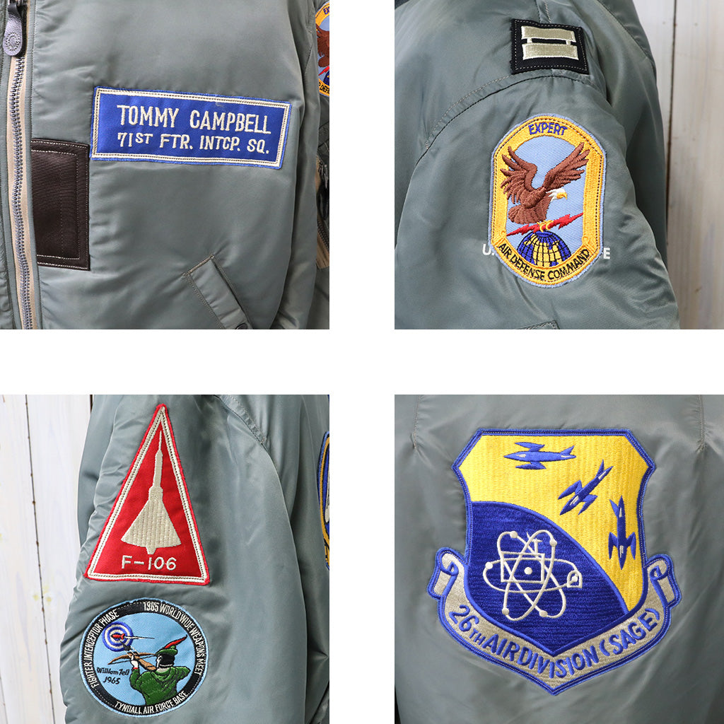 BUZZ RICKSON’S : MA-1 1st MODEL ALBERT TURNER &Co.,INC. 71st FTR.INTCP.SQ.