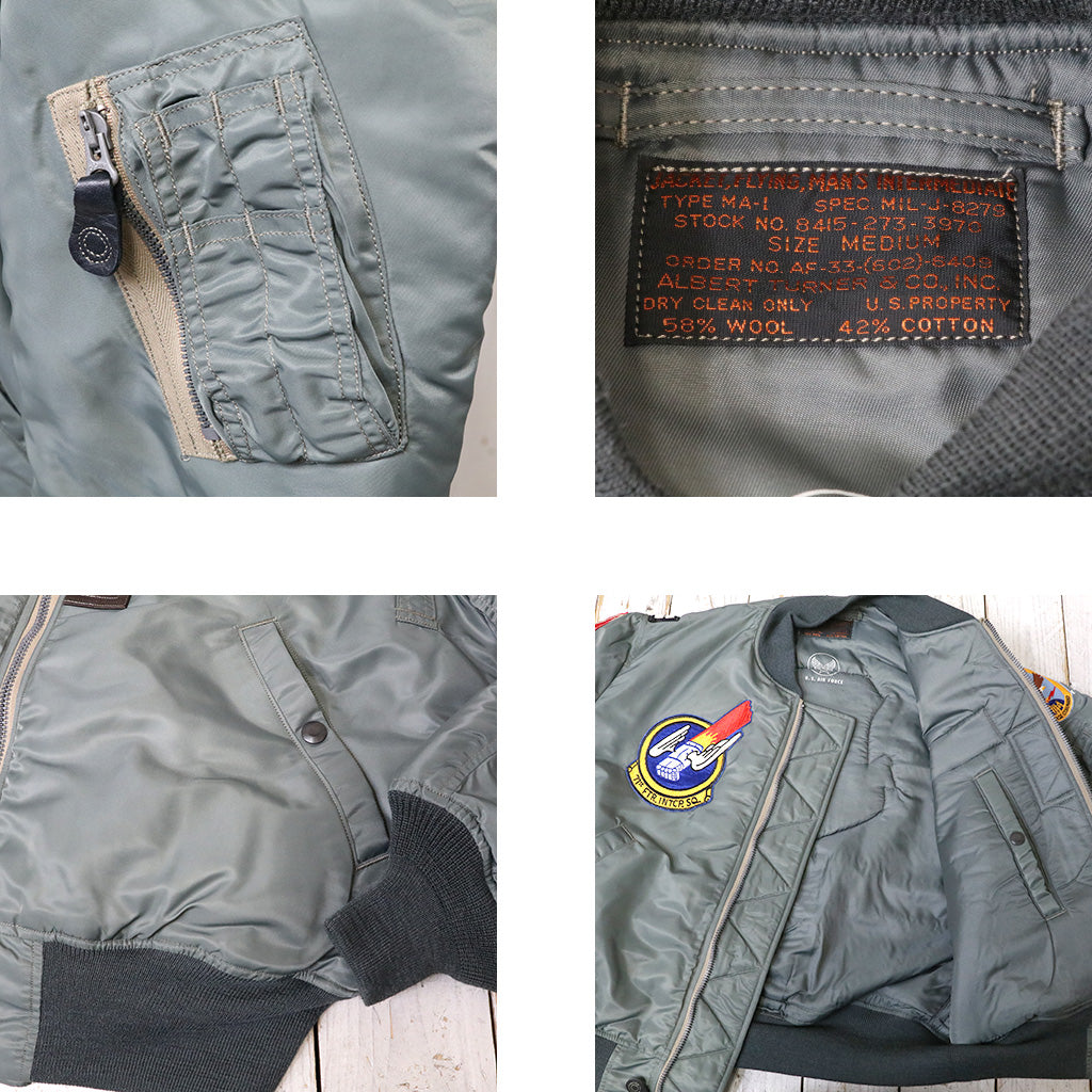 BUZZ RICKSON’S : MA-1 1st MODEL ALBERT TURNER &Co.,INC. 71st FTR.INTCP.SQ.