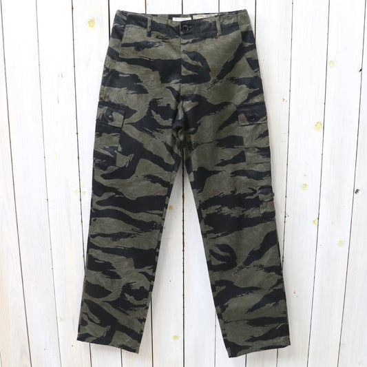 BUZZ RICKSON’S WILLOAM GIBSON COLLECTION : BLACK TIGER PATTERN TROUSERS OVER DYE